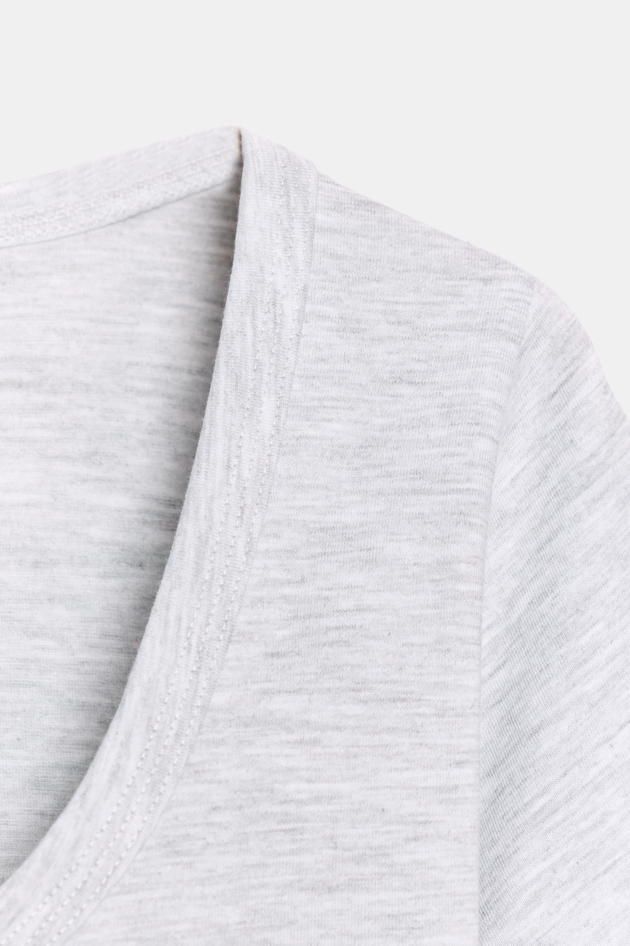 SHORT SLEEVE POT NECK T-SHIRT