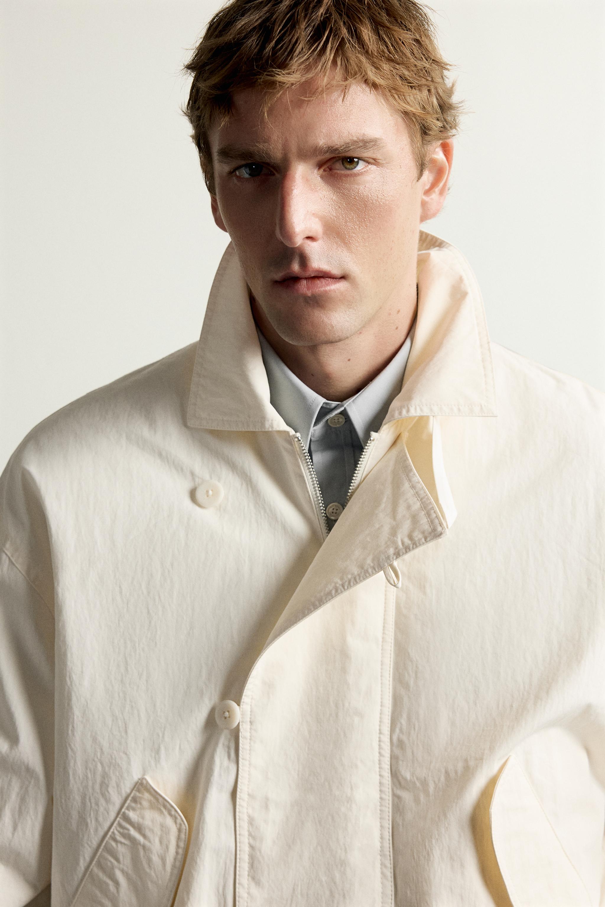 CROPPED FIT PADDED JACKET - Ecru | ZARA Curaçao / Curazao