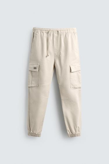 PANTALÓN CARGO SLIM FIT - Hielo de Zara