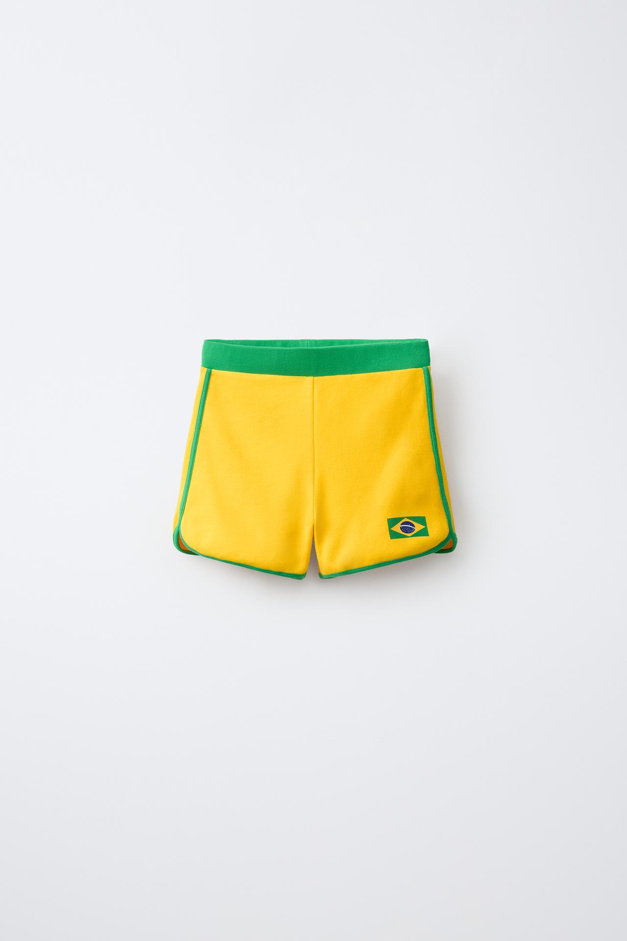 BRAZILIAN SHORT LEGGINGS — Yellow