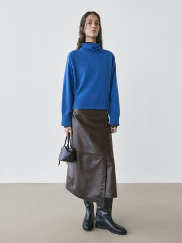 Zara Wool blend knit sweater with high neck - 447 - Image 0