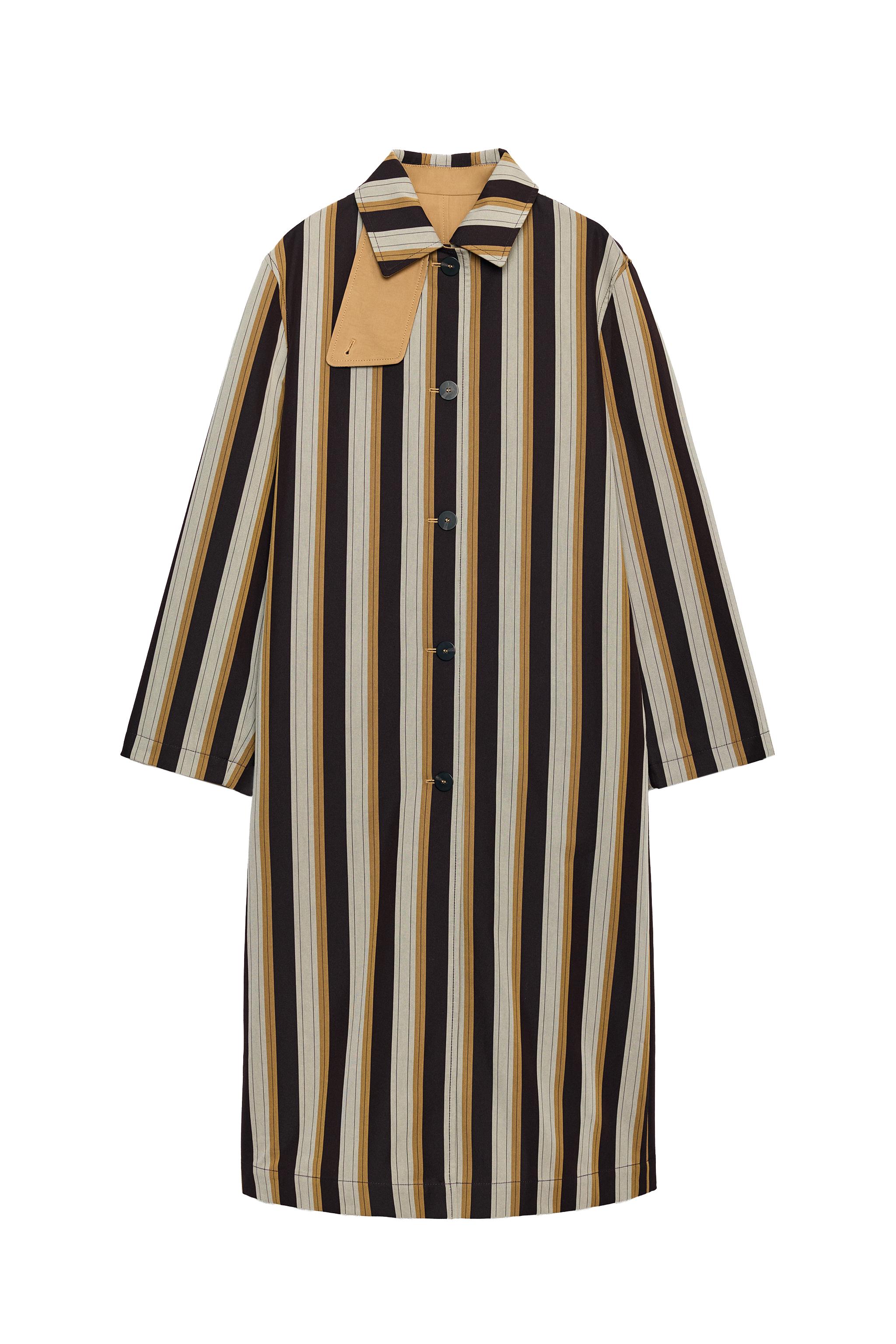 TRENCH REVERSIBLE RAYAS ZW COLLECTION