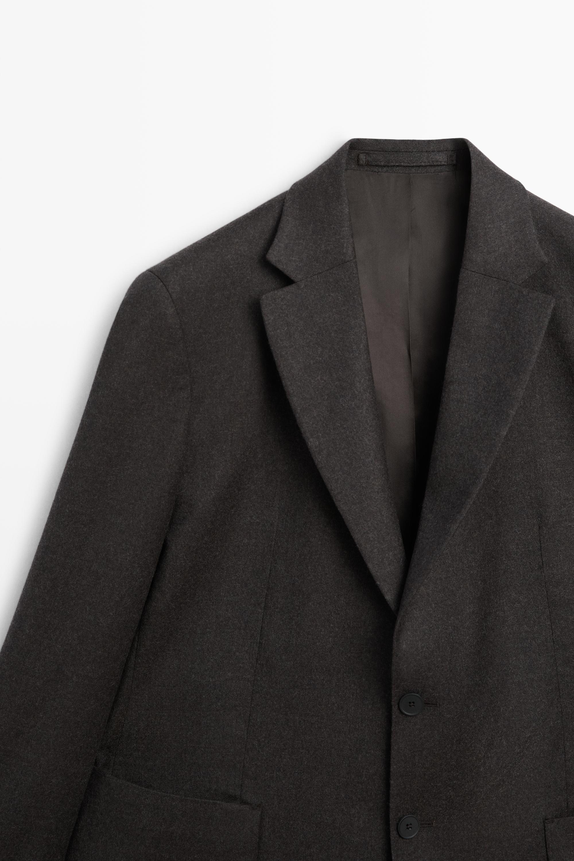 100% wool suit blazer