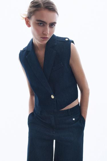 Gilet Jean Sans Manche Femme Gilet Jean Femme SS7 Sans Manches