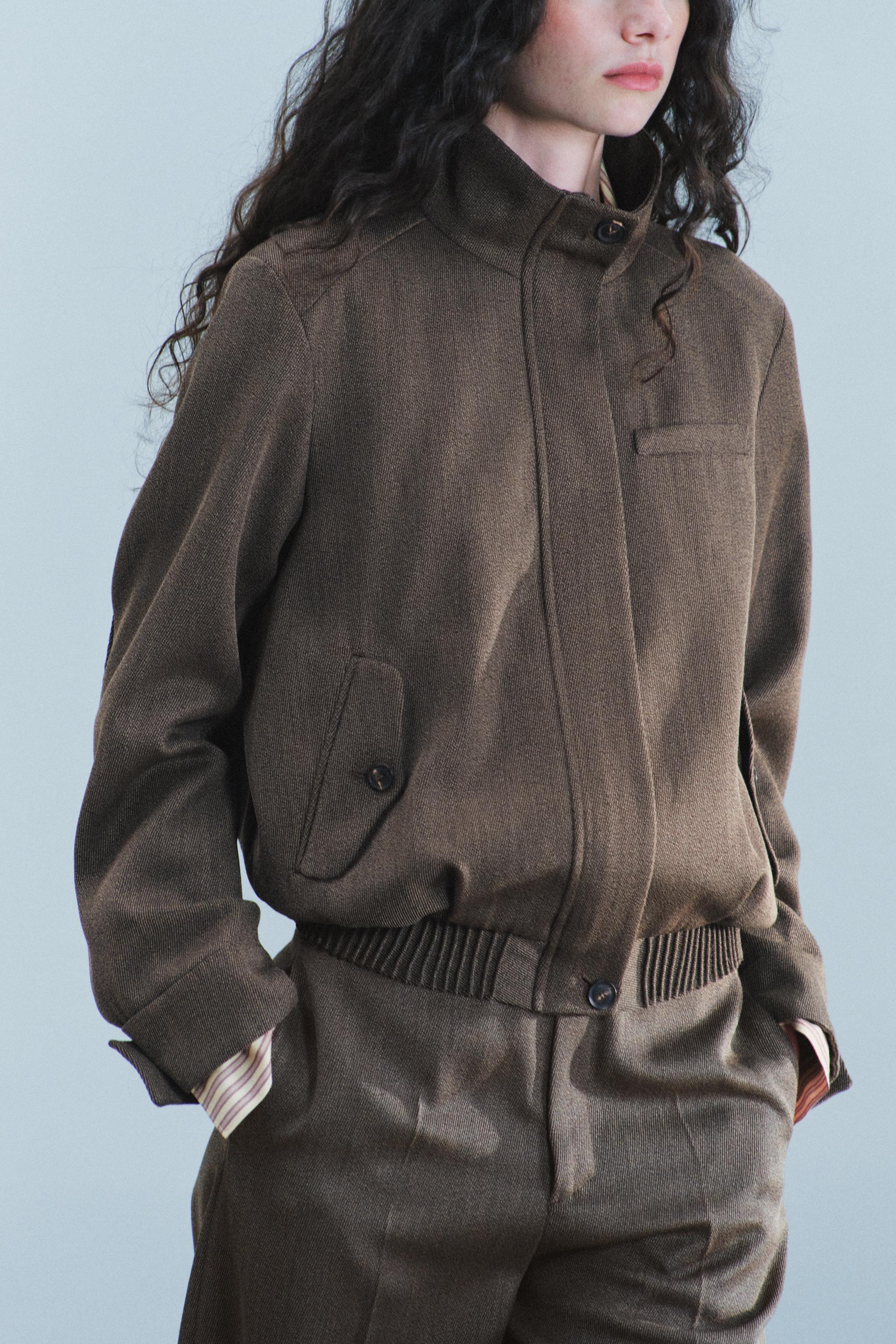 WOOL-BLEND JACKET ZW COLLECTION