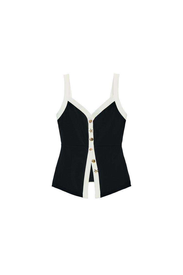 CONTRAST BUTTON TOP