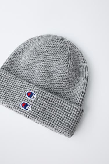 CHAMPION ® X ZARA KNIT BEANIE - Grey marl by Zara - Image 1