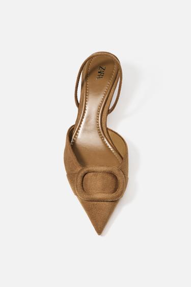 SLINGPUMPS MIT EINSATZ - Braun von Zara
