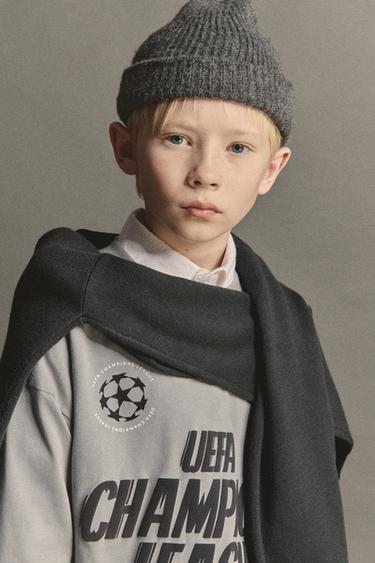 Zara UEFA CHAMPIONS LEAGUE ® PRINTED T-SHIRT - Gray