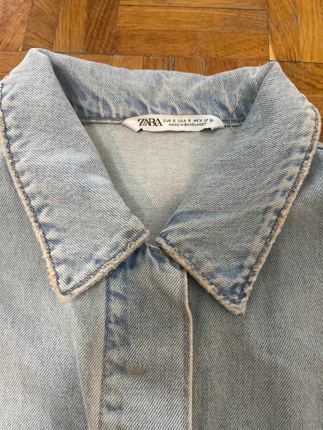 TRF DENIM JACKET WITH POCKETS - Image 3