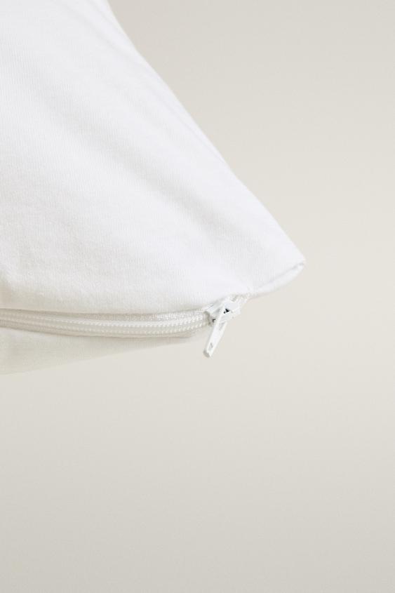 PROTÈGE-OREILLER IMPERMÉABLE EN JERSEY DE COTON - Blanc de Zara - Image 2