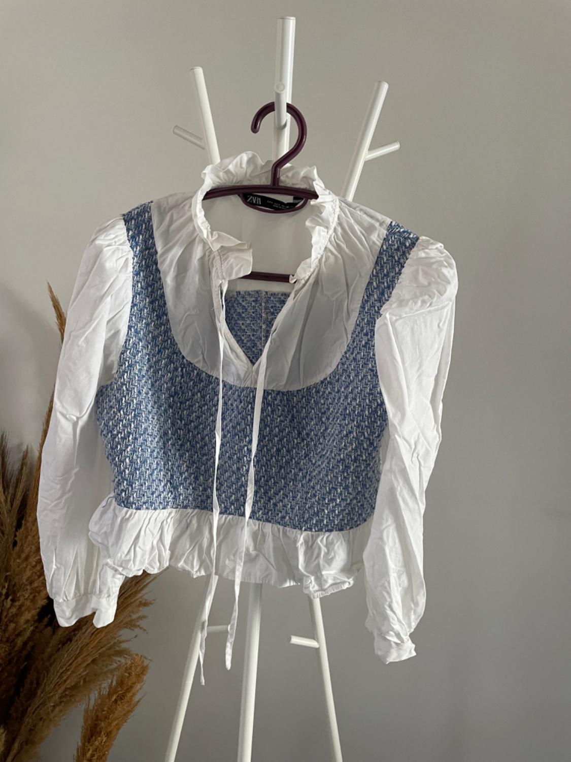 CONTRAST TEXTURED TOP - Image 4