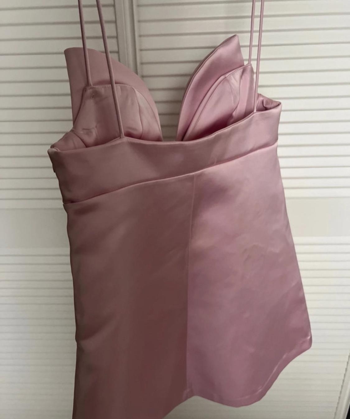 VESTIDO ZARA ROSA LAZO HARRY LAMBERT DISNEY M - Image 7