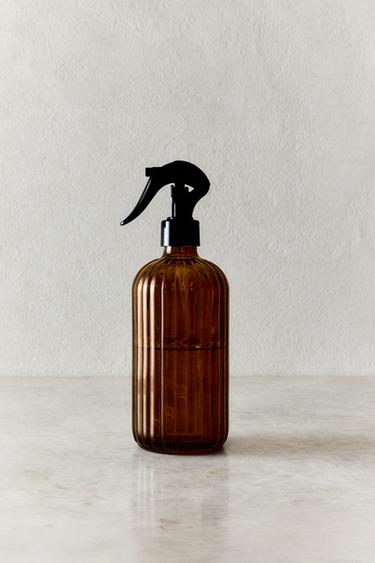 (500 ML) REFILLABLE GLASS SPRAY BOTTLE - Beige by Zara