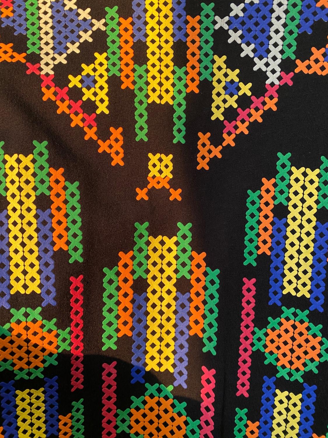 PETIT T-SHIRT BLACK DRESS WITH PRINT - Image 3