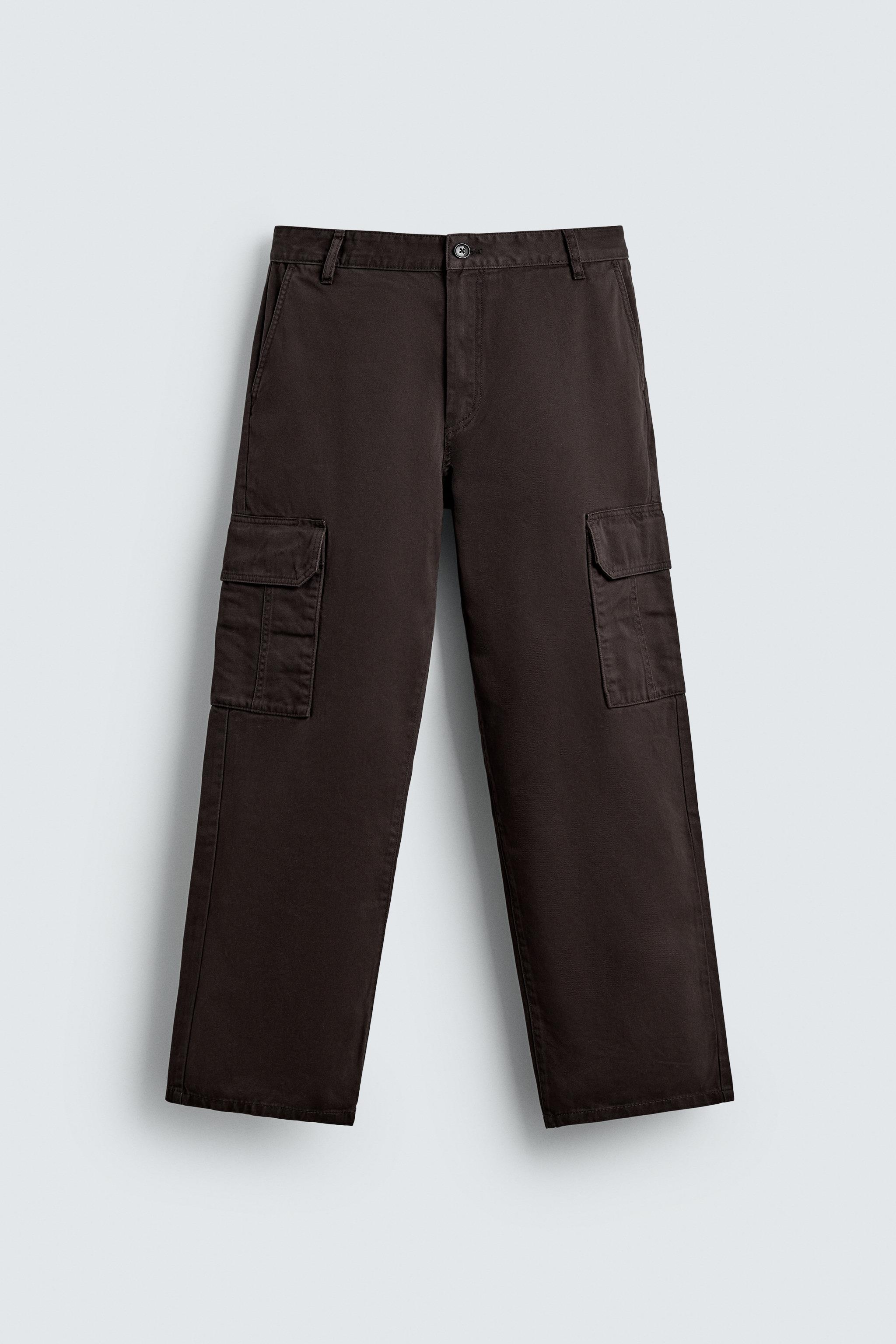 PANTALON CARGO EN SERGÉ