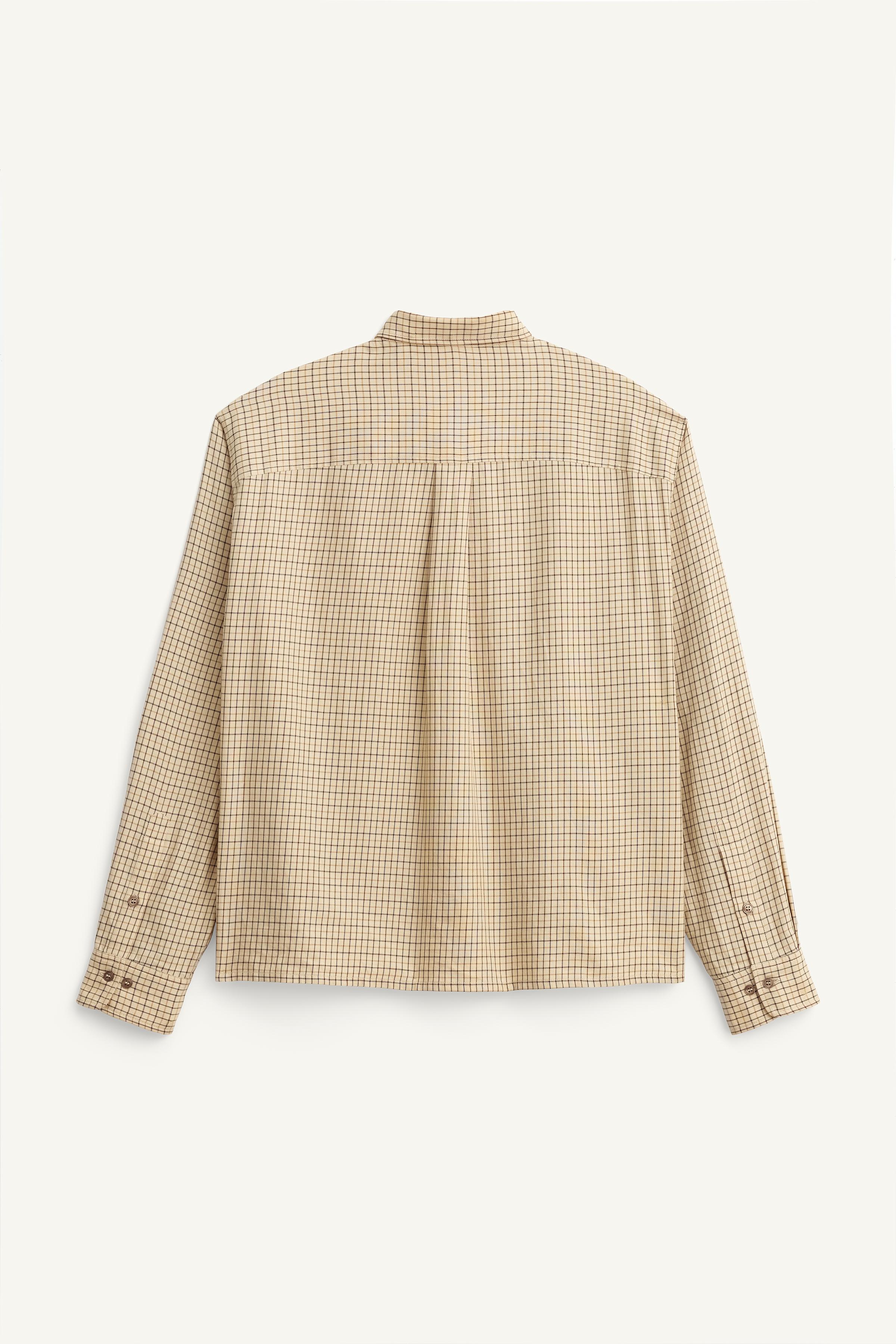 LIMITED EDITION PLAID CROPPED FIT SHIRT