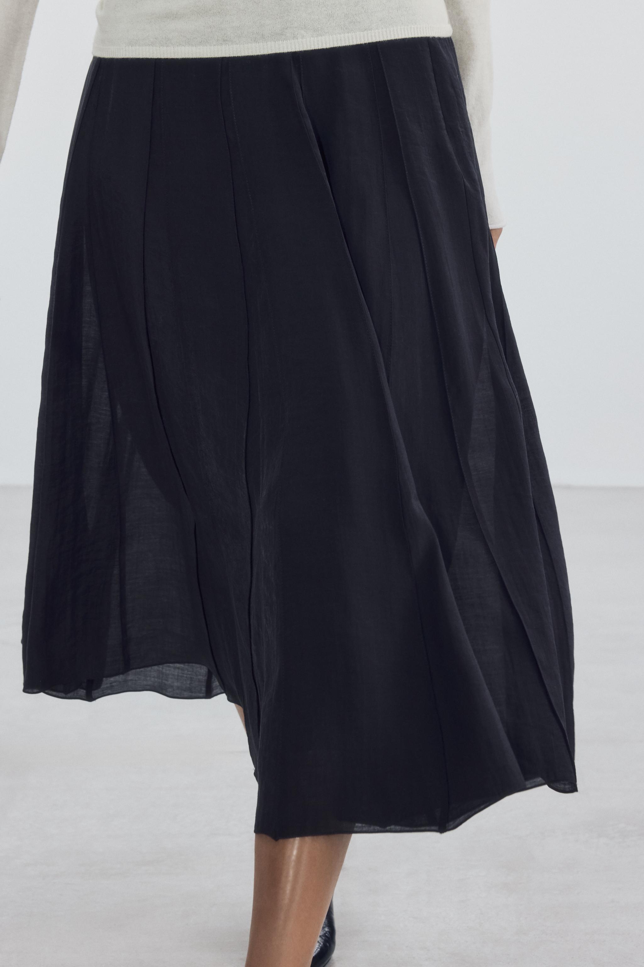 ZW COLLECTION FLOWY COMBINED SKIRT