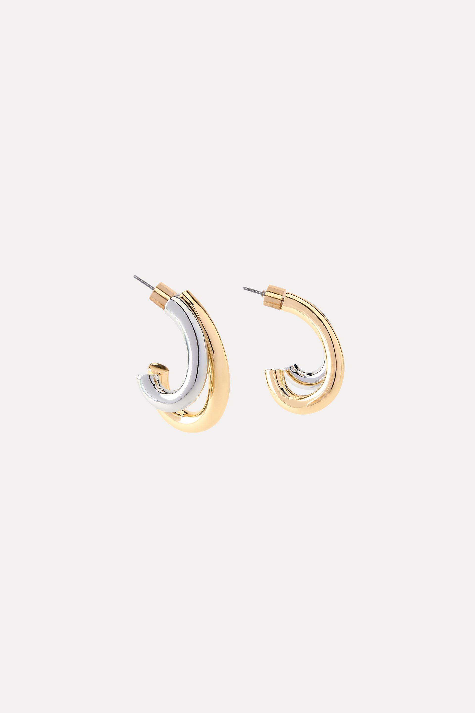 DOUBLE HOOP EARRINGS