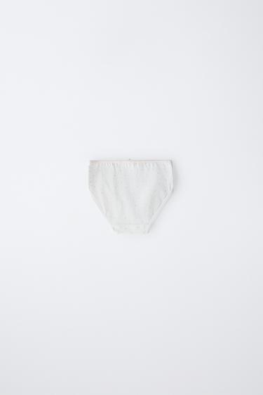 2-6 YEARS/ SIX-PACK OF PATCHWORK AND FLORAL RIB BRIEFS - Multicoloured by Zara - Image 3