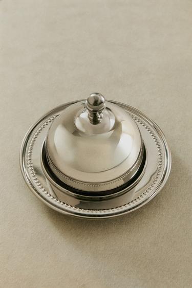 STEEL BUTTER DISH - Steel by Zara