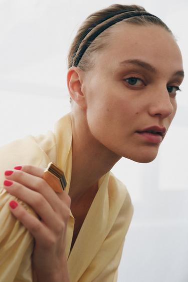 Zara 幾何造型大戒指 - 金黃色