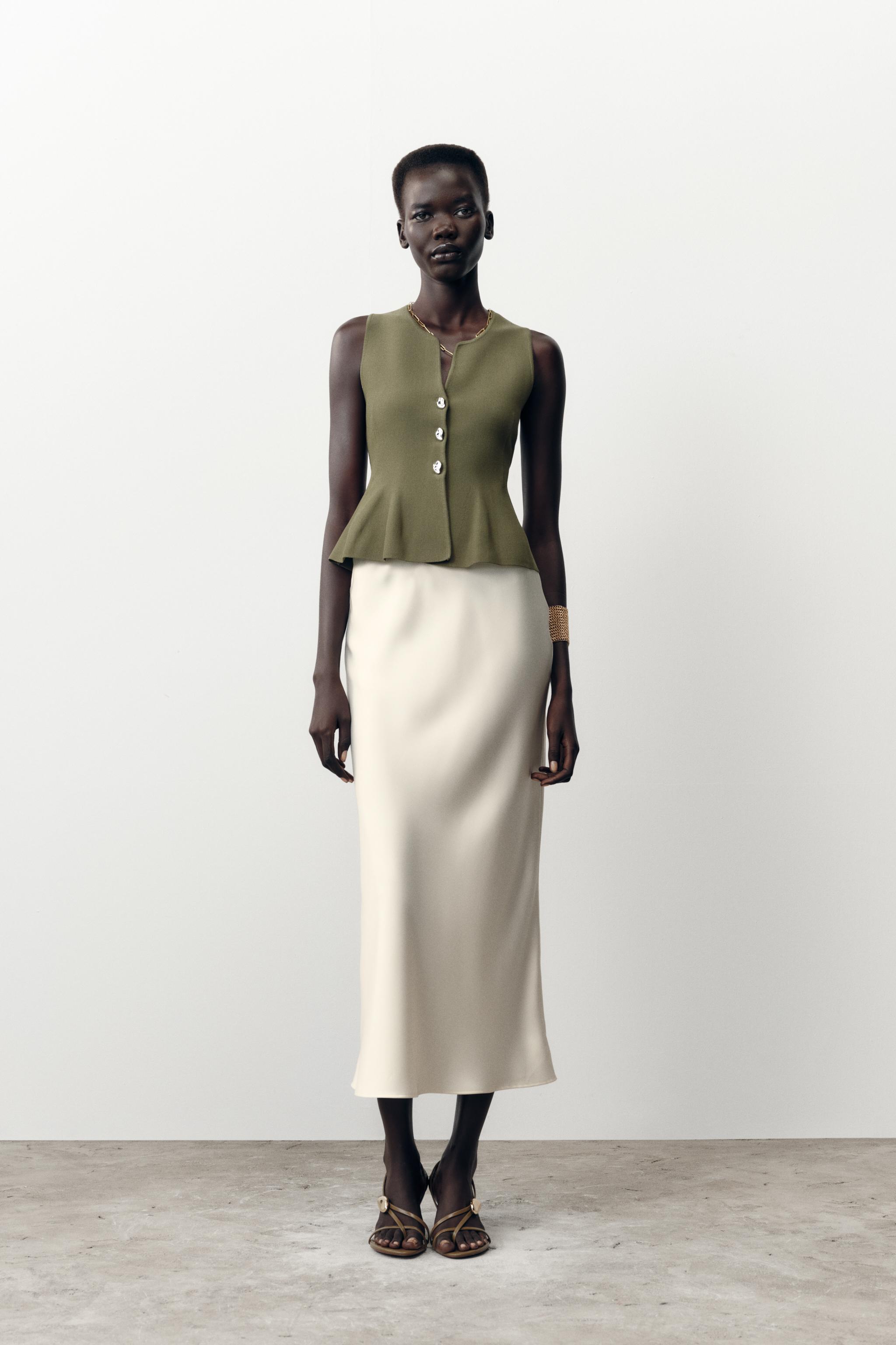 ZARA - ZARA ニットトップス zara ニットトップス - メルカリ