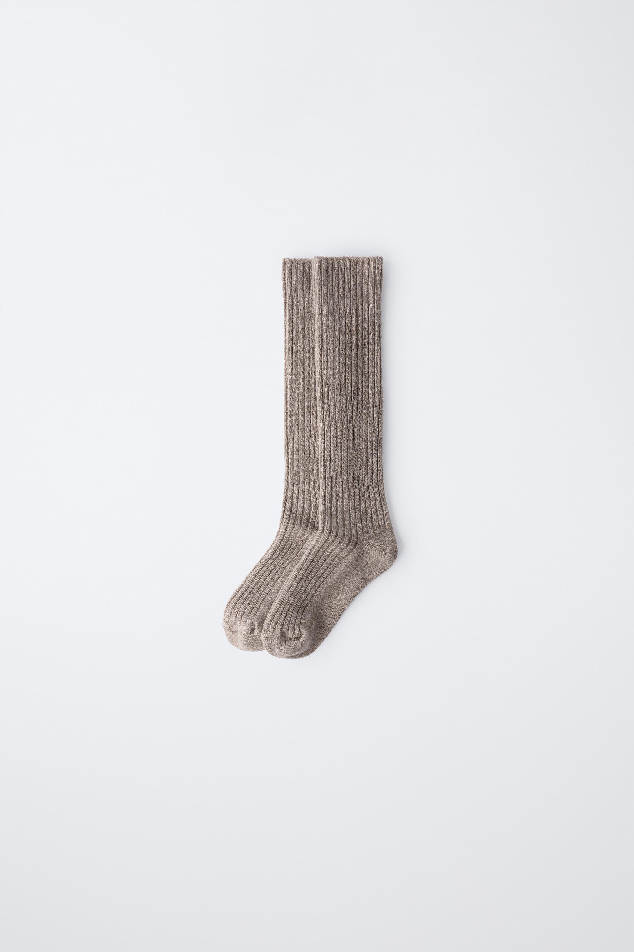 TALL WOOL AND CASHMERE SOCKS