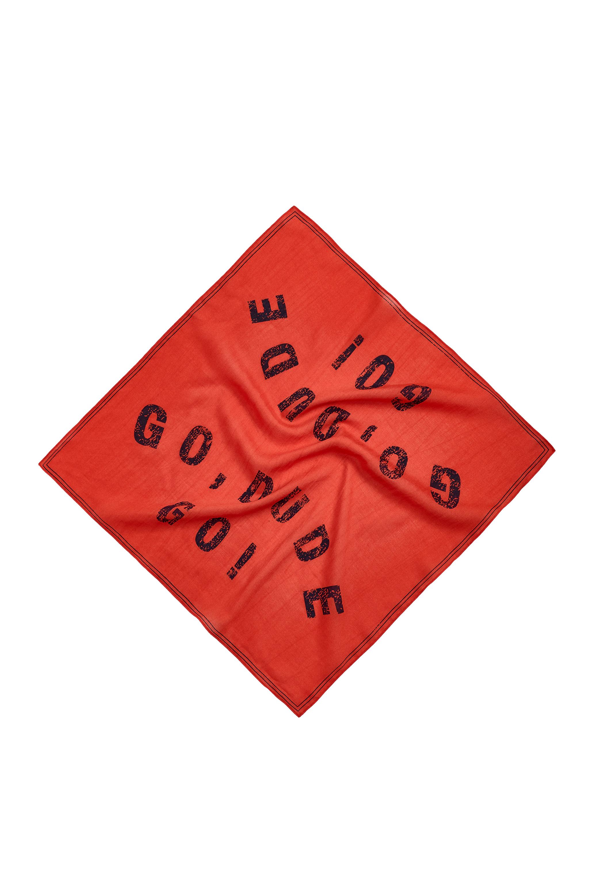 TEXT PRINT BANDANA - Red | ZARA United States display picture 2