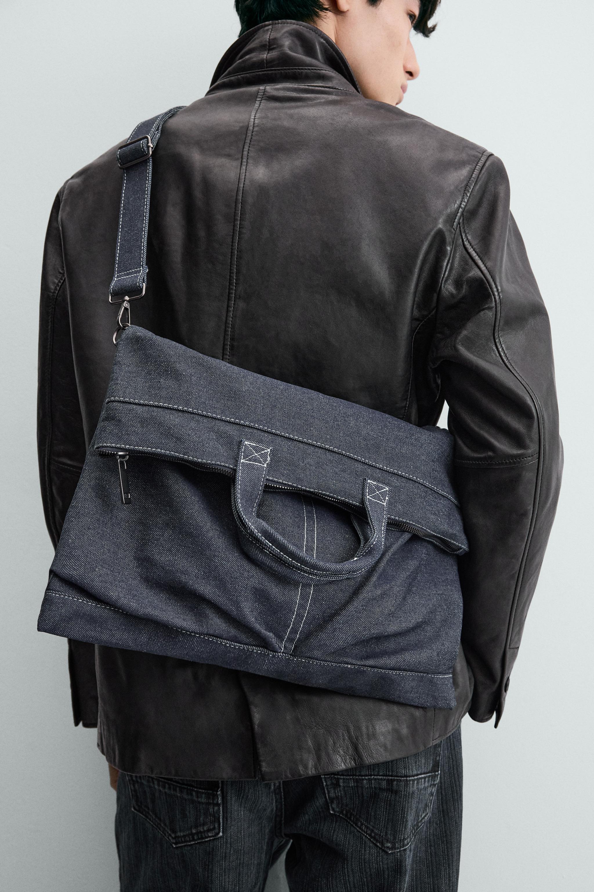 DENIM SHOPPER BAG