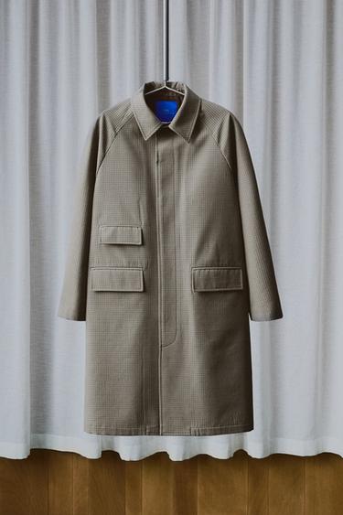 ТРЕНЧ В КЛЕТКУ AARON LEVINE X ZARA — РЫЖЕВАТО-КОРИЧНЕВЫЙ от Zara