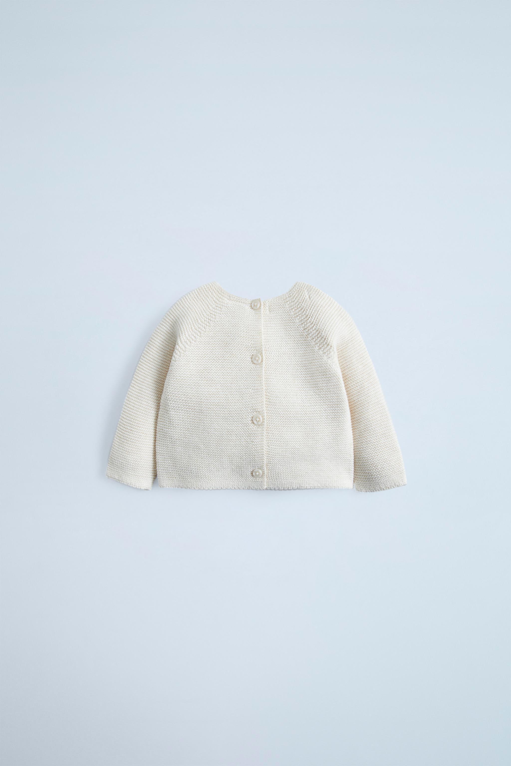 ZARA ポケット 付き 異素材 パッチワーク トップス セーター