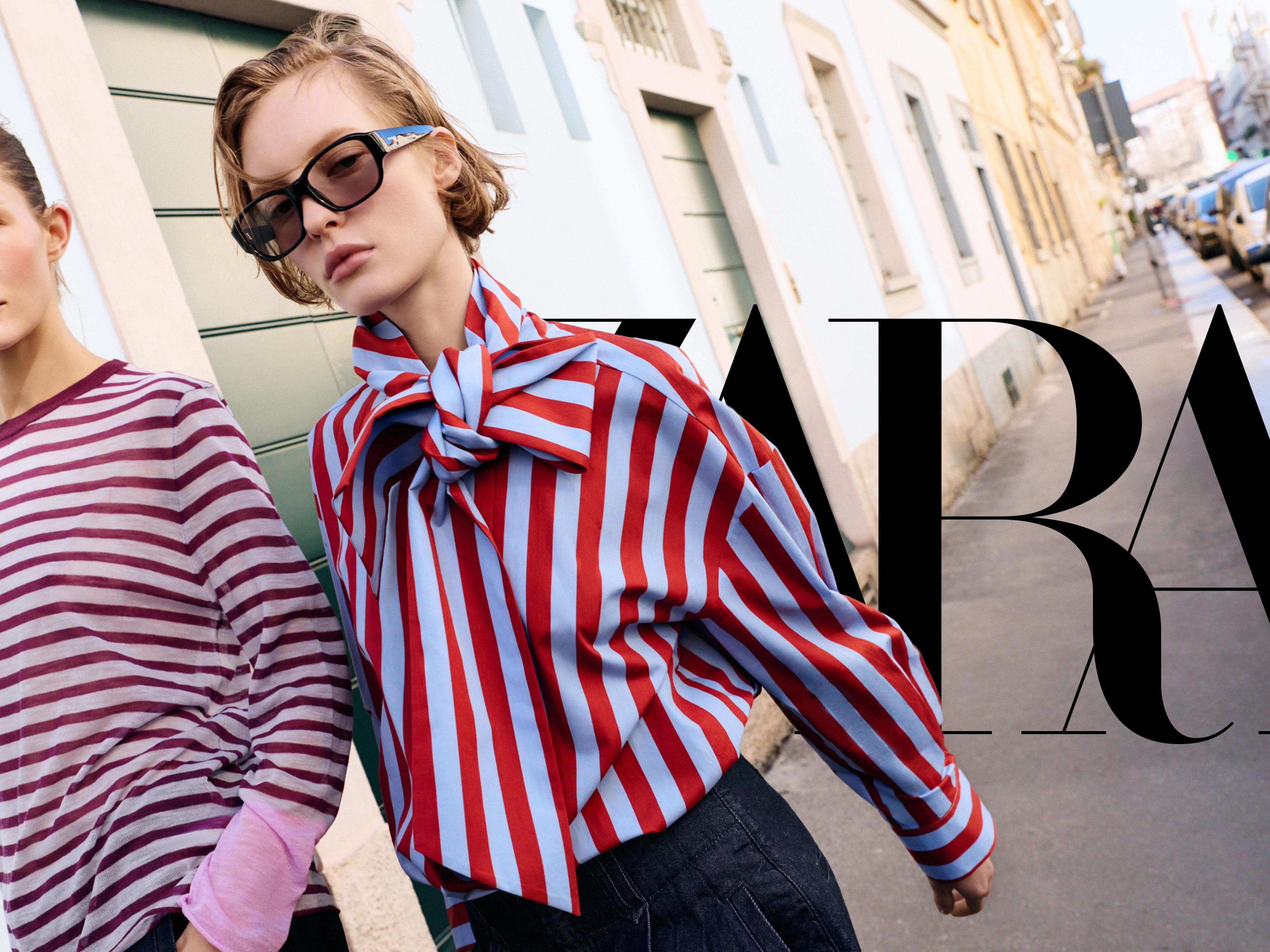 Top Zara à Nœud Avant – Imprimé Tendance – Taille M – Neuf Avec étiquettes