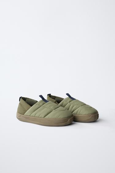 PADDED TRAINERS - Khaki Green by Zara - Image 1