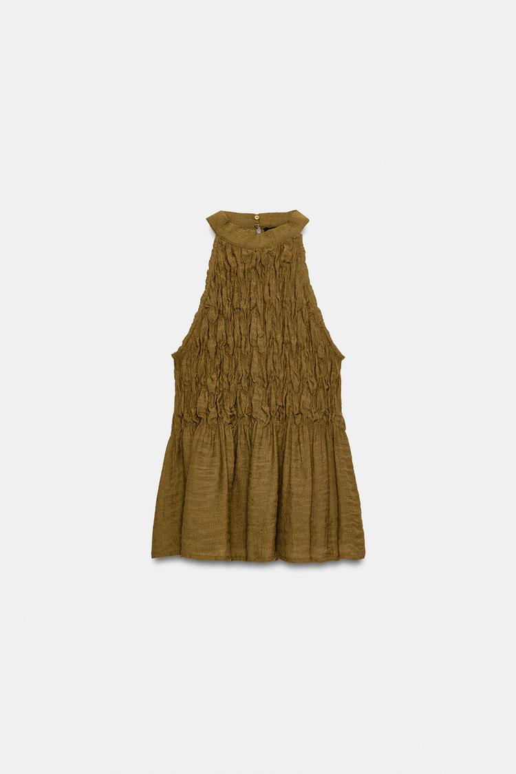 Top halter fruncido 2