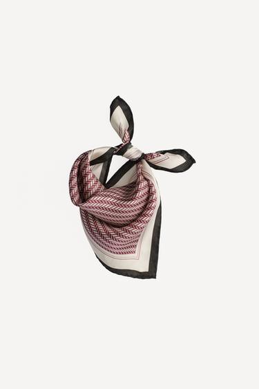 WILLY CHAVARRIA X ZARA 100% 실크 스카프 - Zara의 석류 - 이미지 0