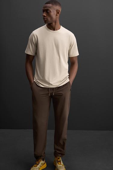 TECHNICAL TROUSERS - Brown by Zara - Image 4