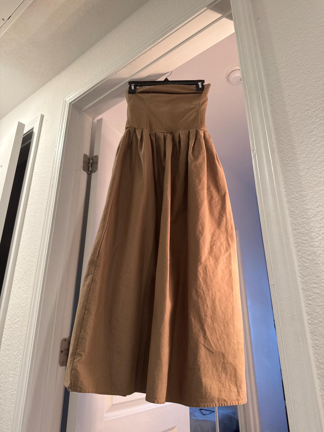STRAPLESS MIDI DRESS - Image 7