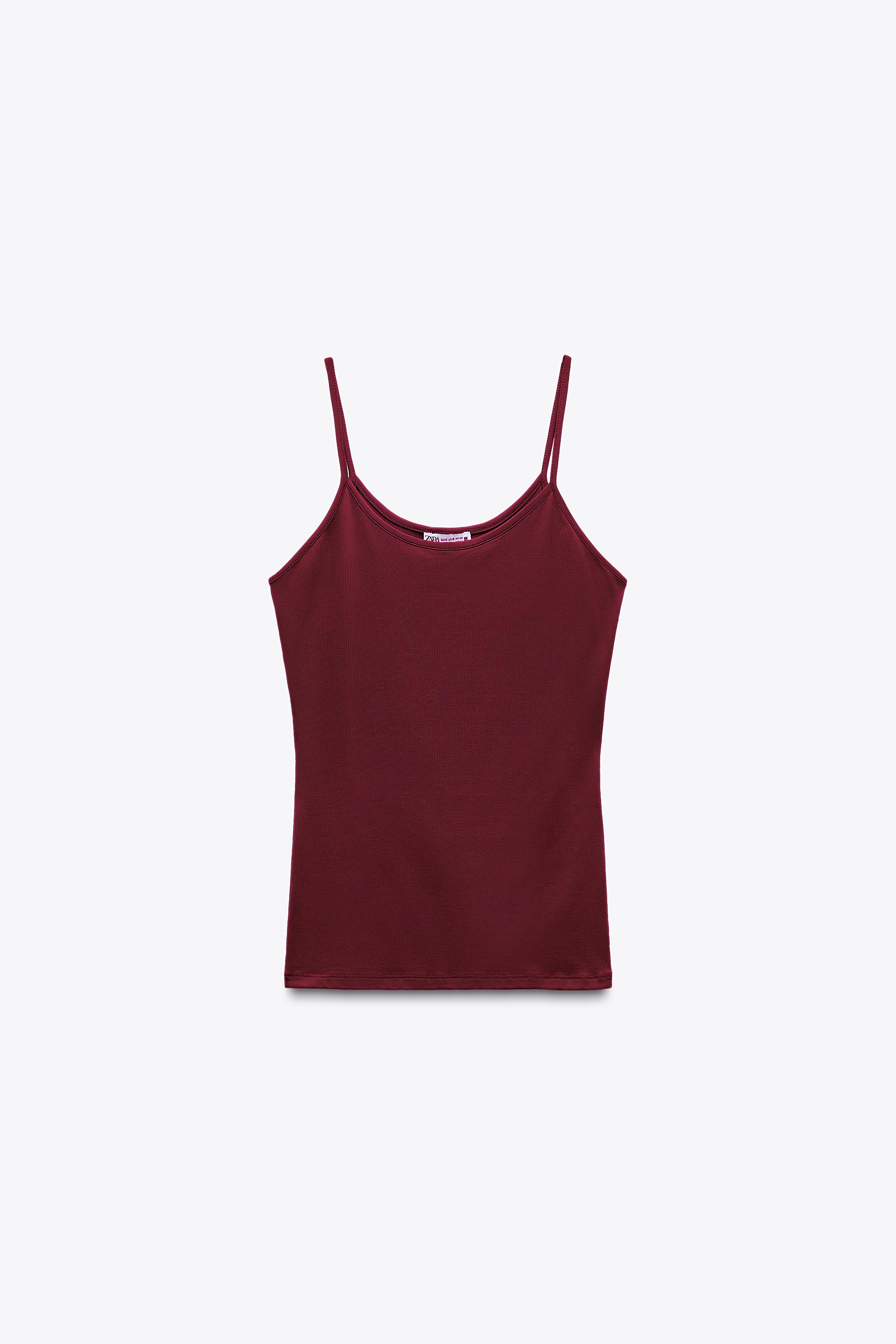 Camisetas Básicas Zara Camisetas Mujer Tirantes Tank Tops Camiseta
