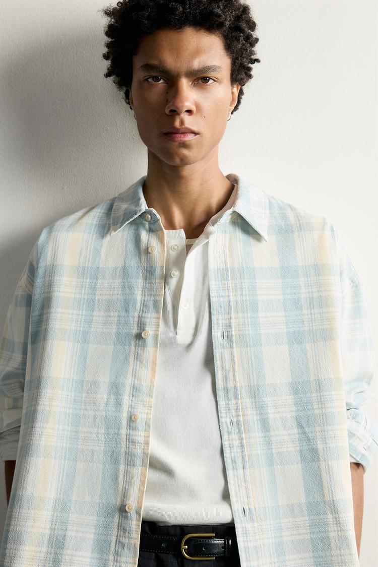 RELAXED FIT CHECK SHIRT