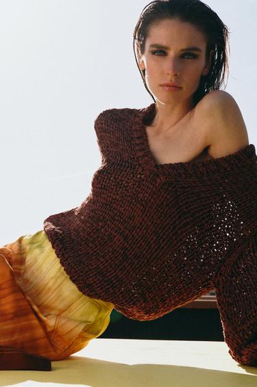 CRCHT KNT 16 - Brown by Zara