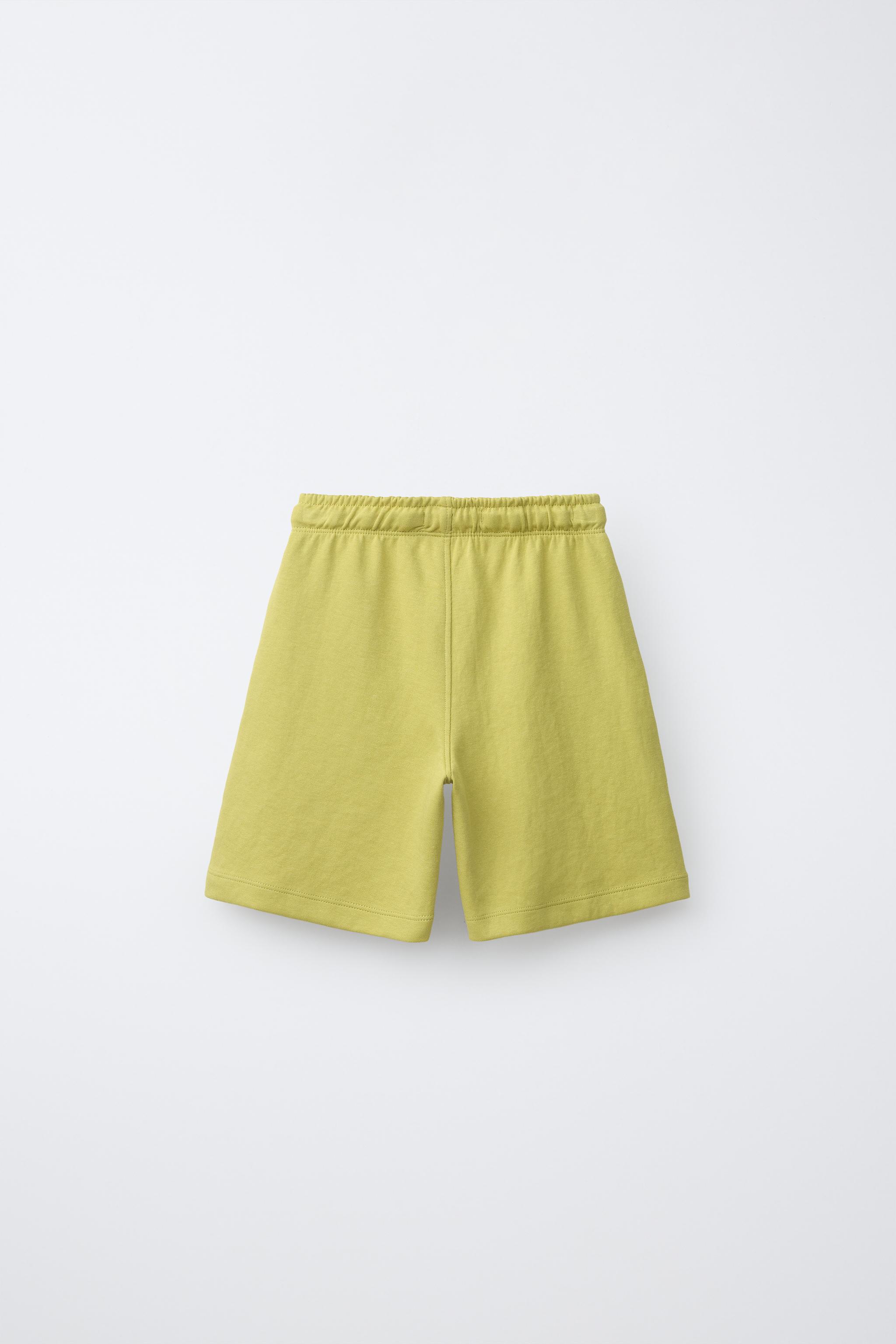 Детские шорты Zara INTERLOCK T-SHIRT AND BERMUDA SET — фото 6