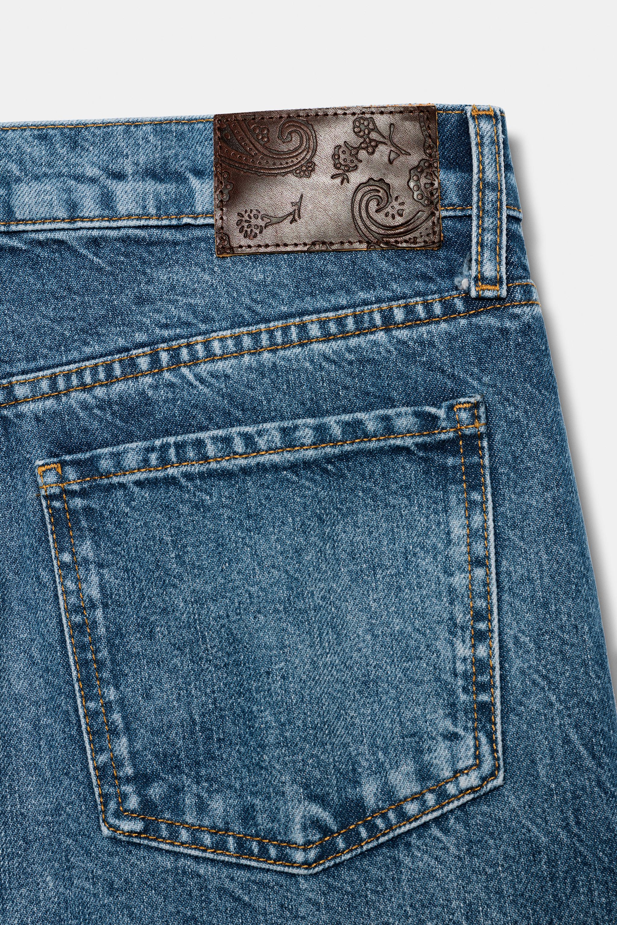 ZW COLLECTION LOW-RISE WIDE LEG JEANS