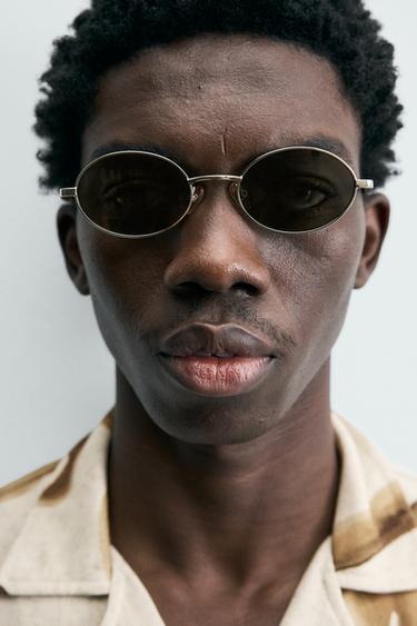 ABSTRACT PRINT SHIRT - camel by Zara