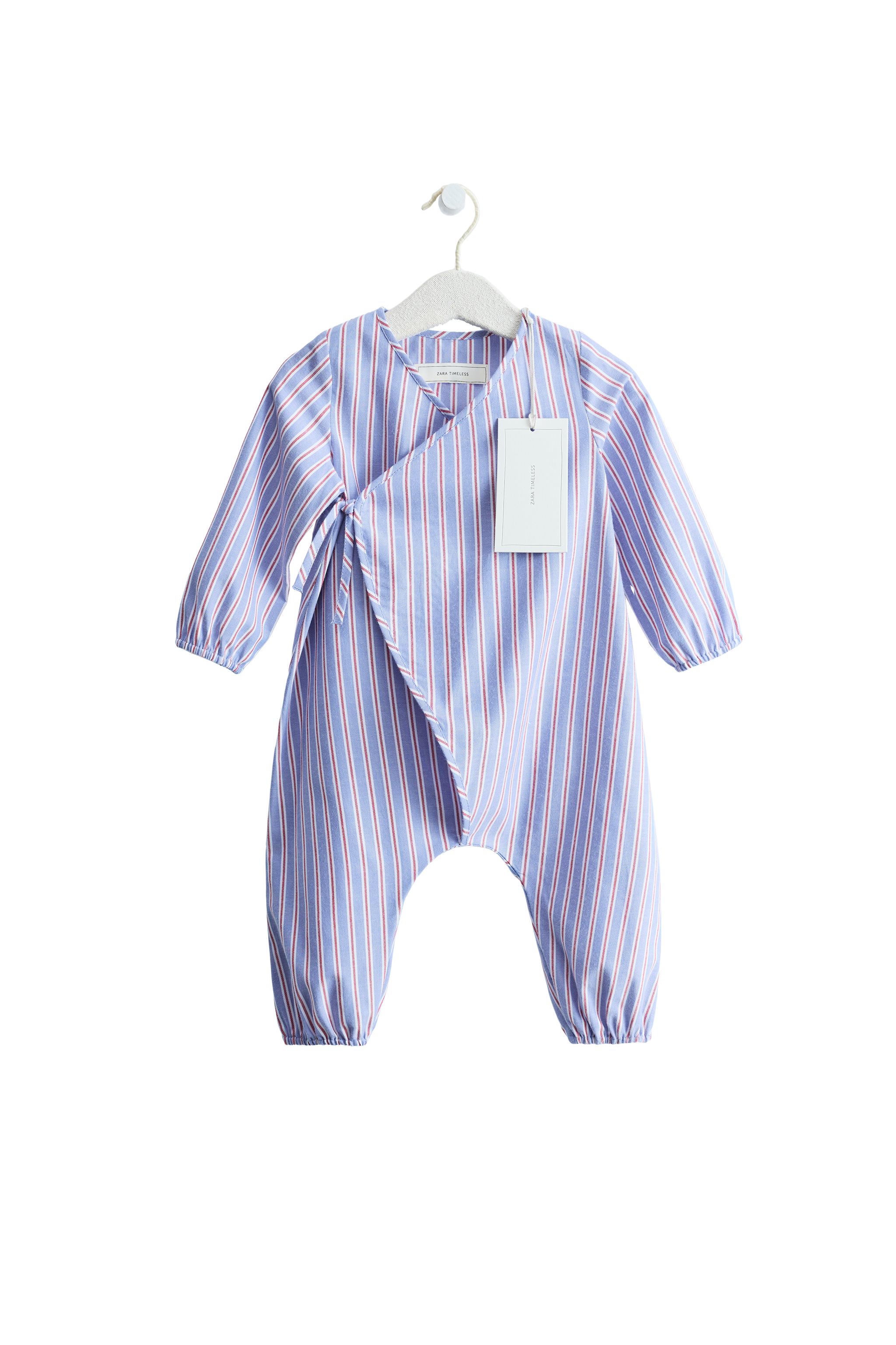 ZARA TIMELESS - LONG STRIPED JUMPSUIT