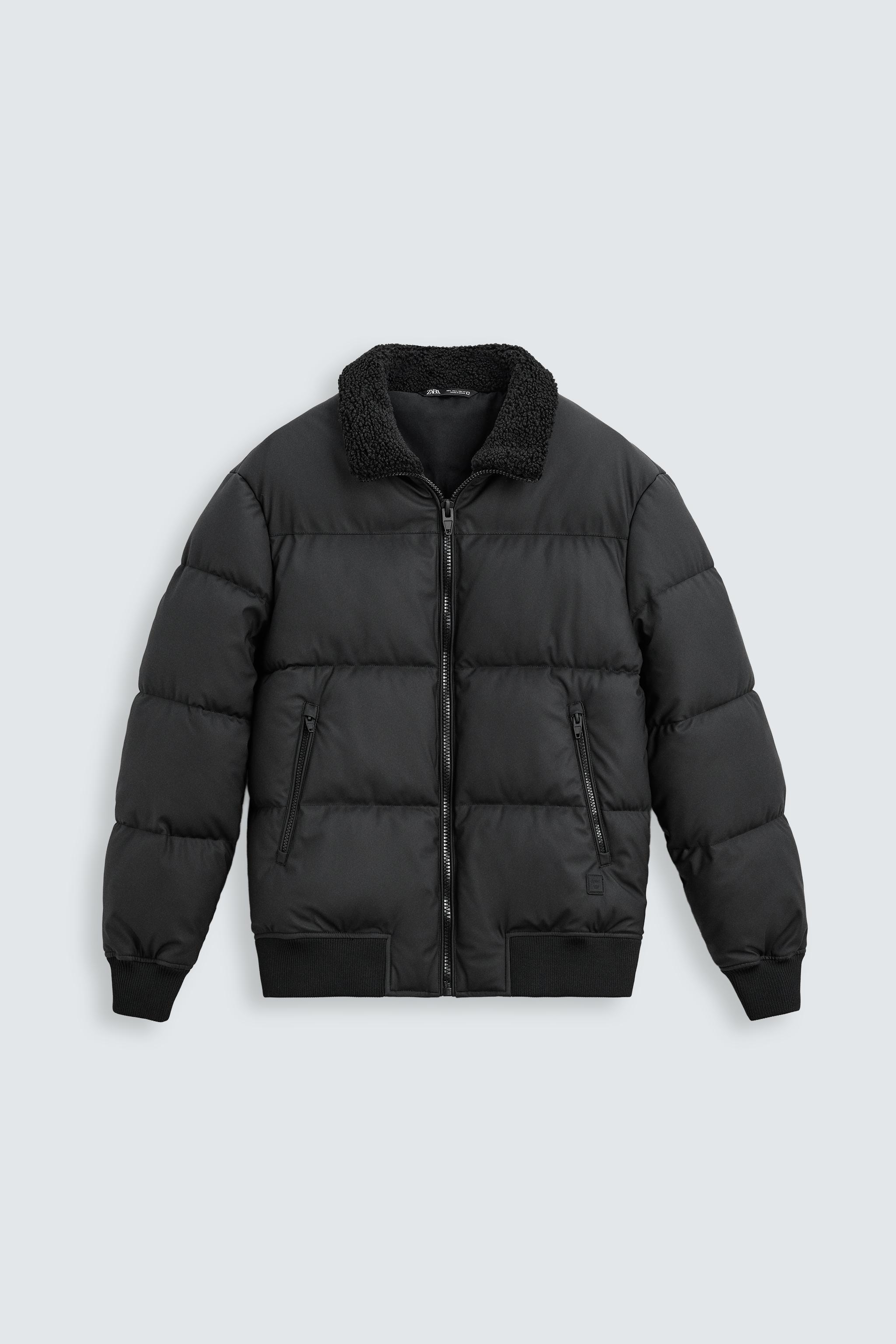 RUBBERISED PADDED JACKET - Black | ZARA South Africa