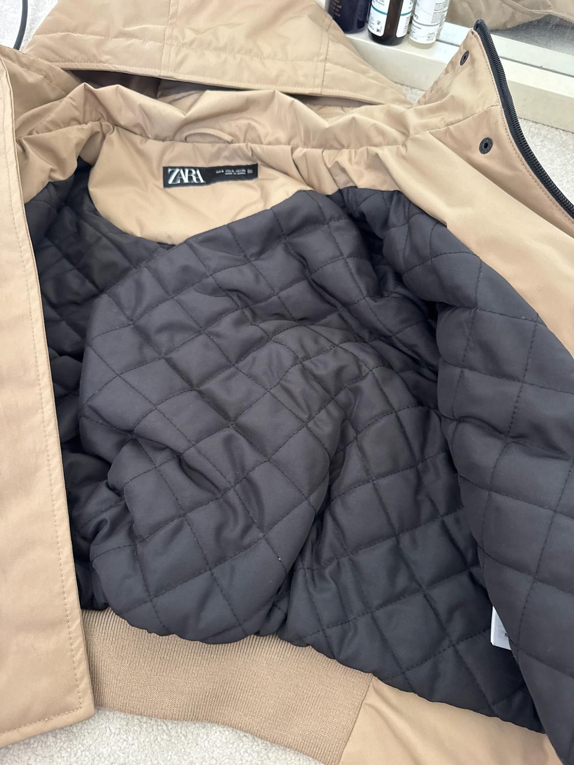 CROPPED HOODED JACKET | SECOND HAND | Zara Preowned