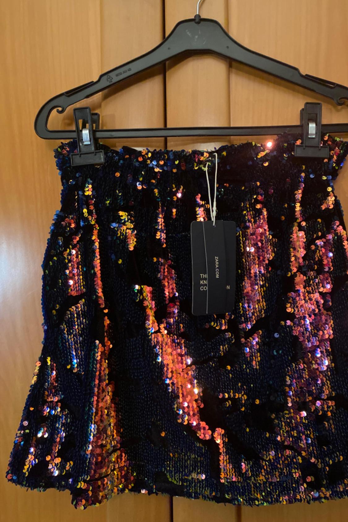 SEQUINNED MINI SKIRT - Image 3