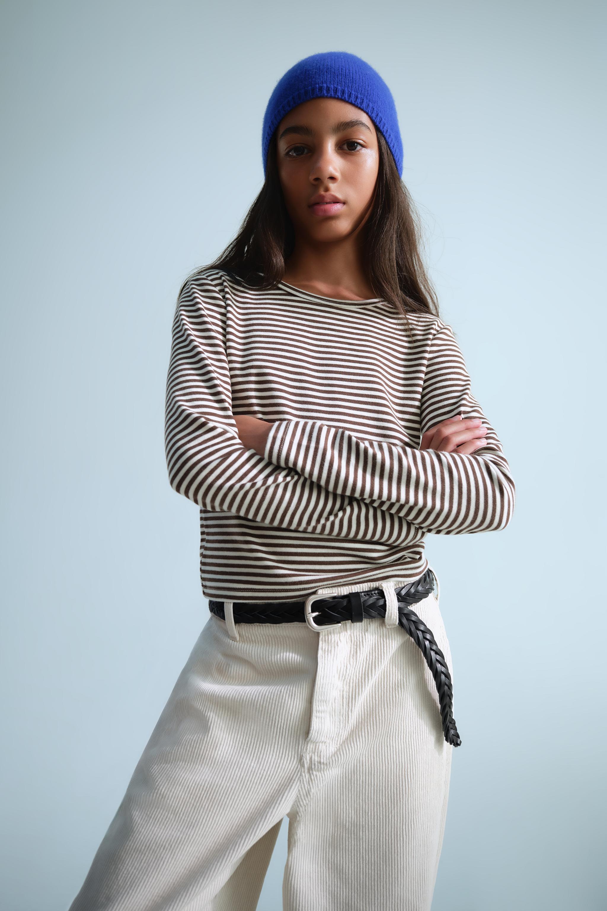 0FR. PARIS X ZARA STRIPED MODAL T-SHIRT