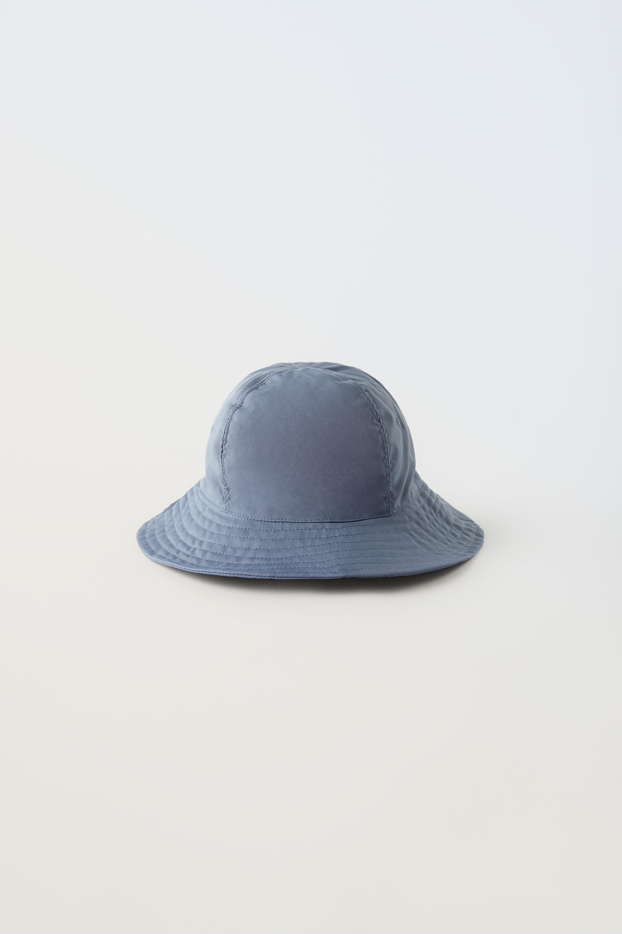 TECHNICAL FABRIC BUCKET HAT - Blue